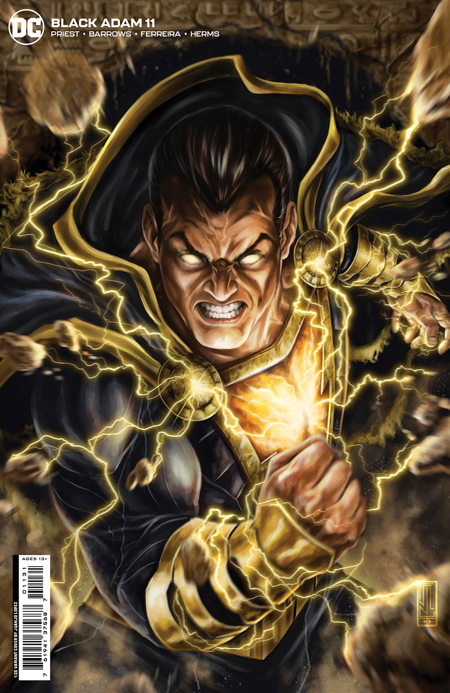 Black Adam #11 Cover D Incentive Juanjo Lopez Card Stock Variant Cover