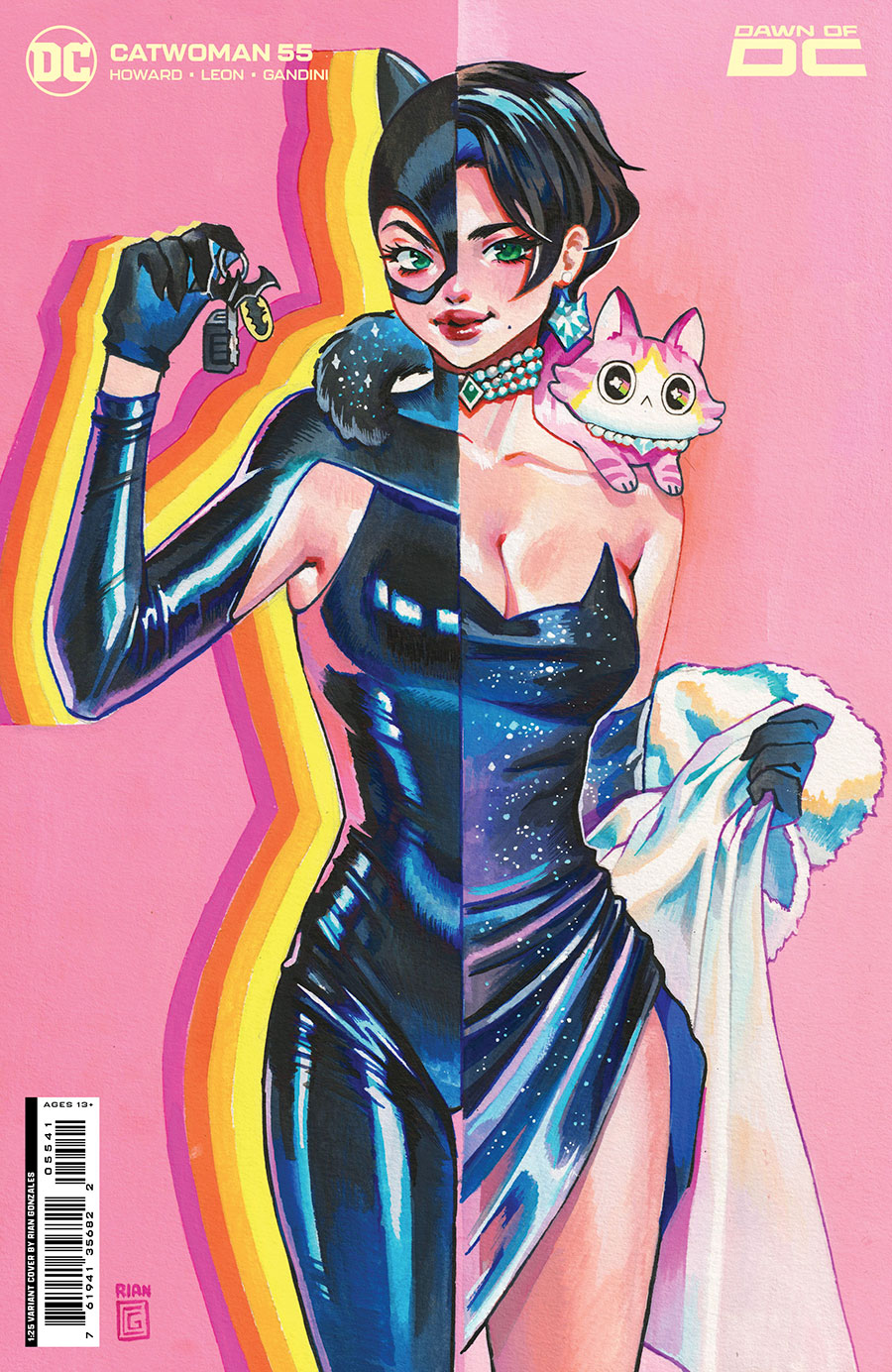 Catwoman Vol 5 #55 Cover E Incentive Rian Gonzales Card Stock Variant Cover