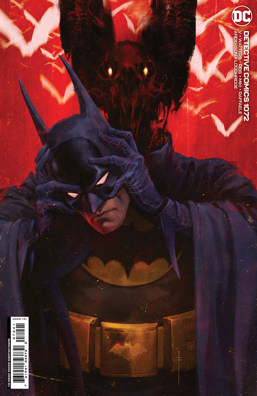 Detective Comics Vol 2 #1072 Cover D Incentive Sebastian Fiumara Card Stock Variant Cover