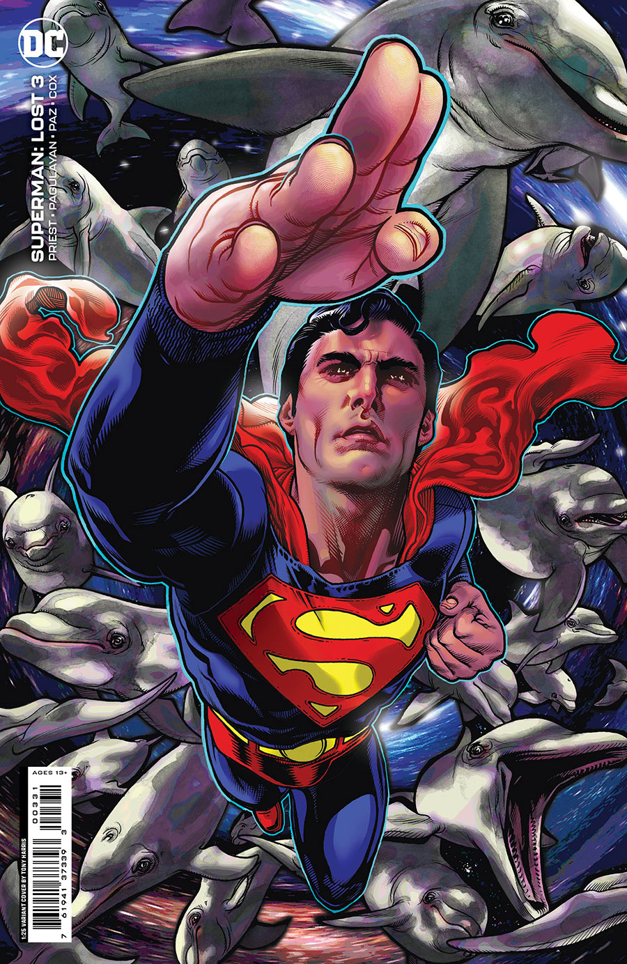Superman Lost #3 Cover C Incentive Tony Harris Card Stock Variant Cover
