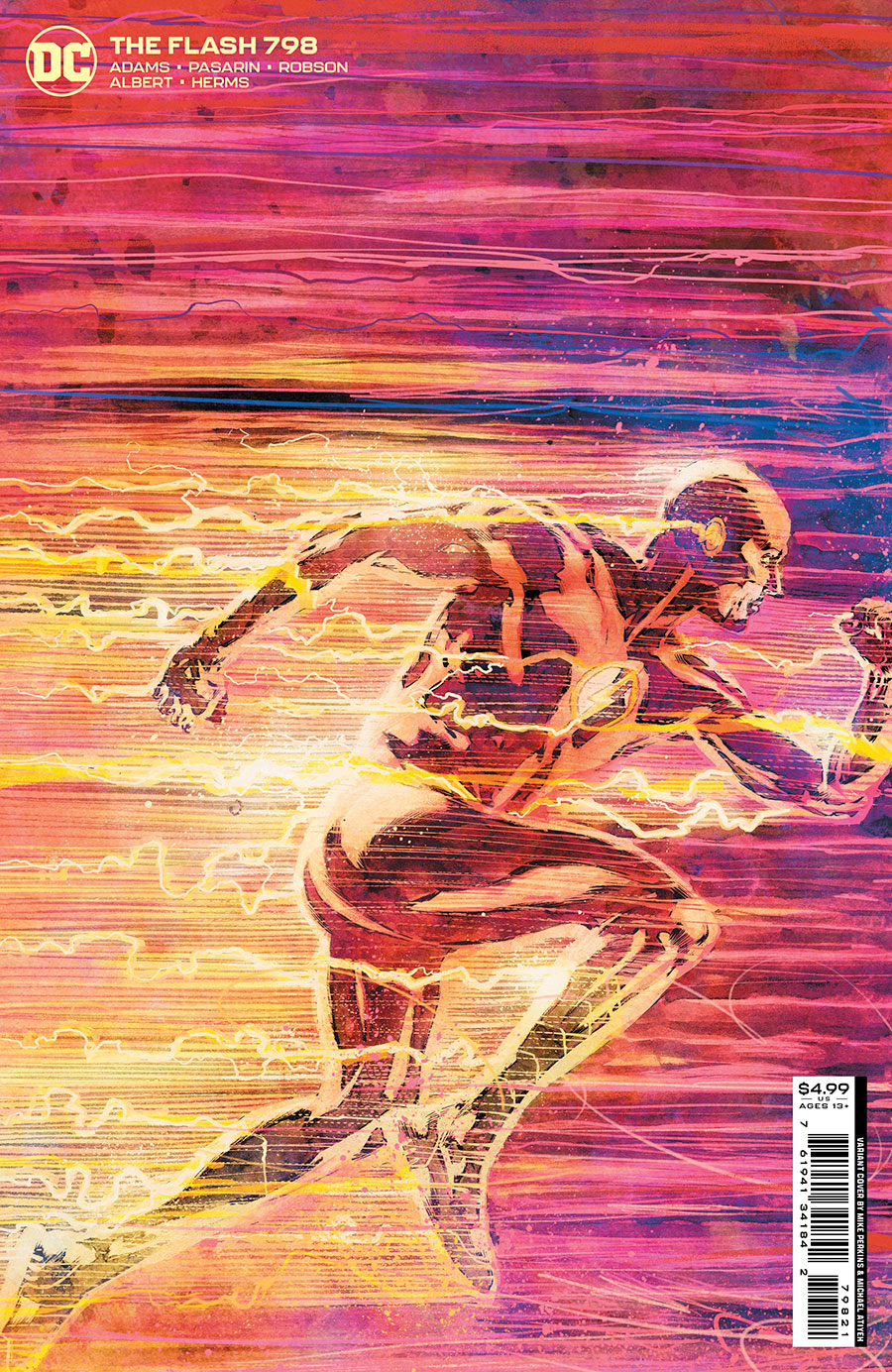 Flash Vol 5 #798 Cover B Variant Mike Perkins & Mike Spicer Card Stock Cover