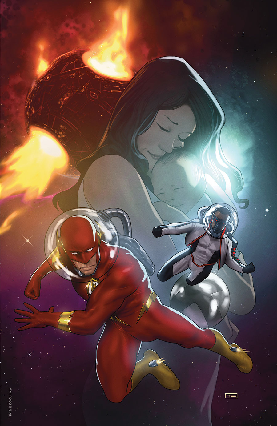 Flash Vol 5 #798 Cover E Incentive Taurin Clarke Foil Variant Cover