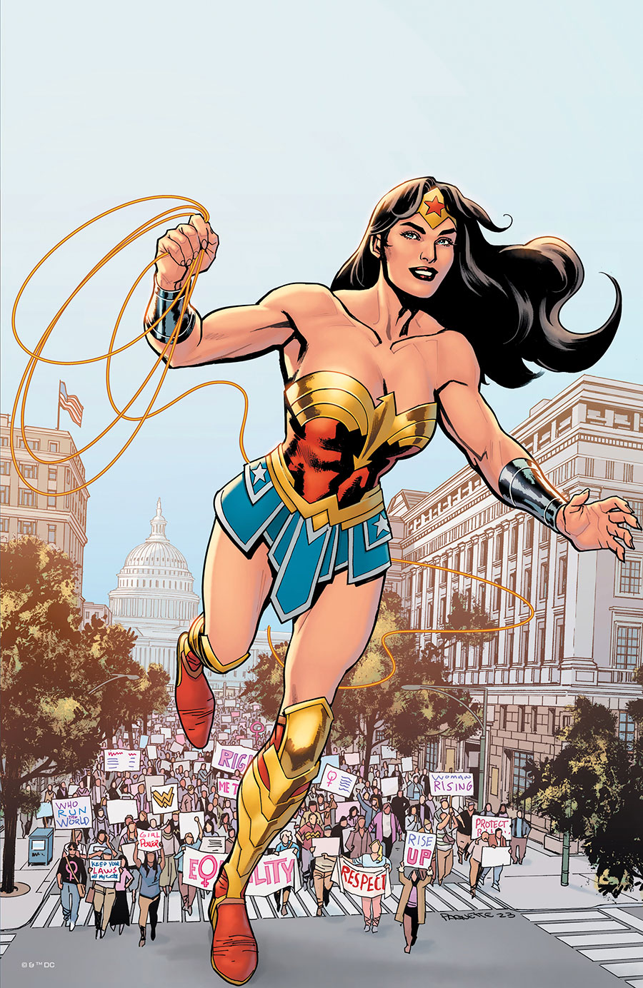 Wonder Woman Vol 5 #799 Cover E Incentive Yanick Paquette Foil Variant Cover