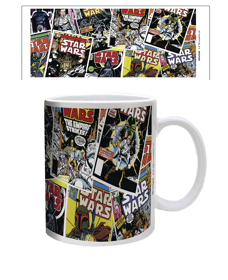 Star Wars Comic Covers Ceramic Mug