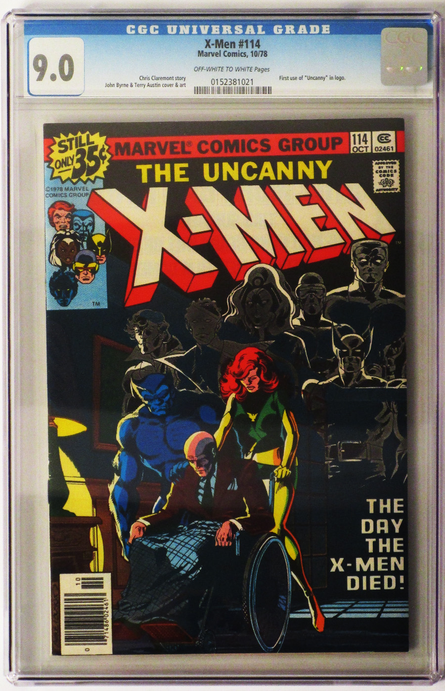 X-Men Vol 1 #114 Cover C CGC 9.0