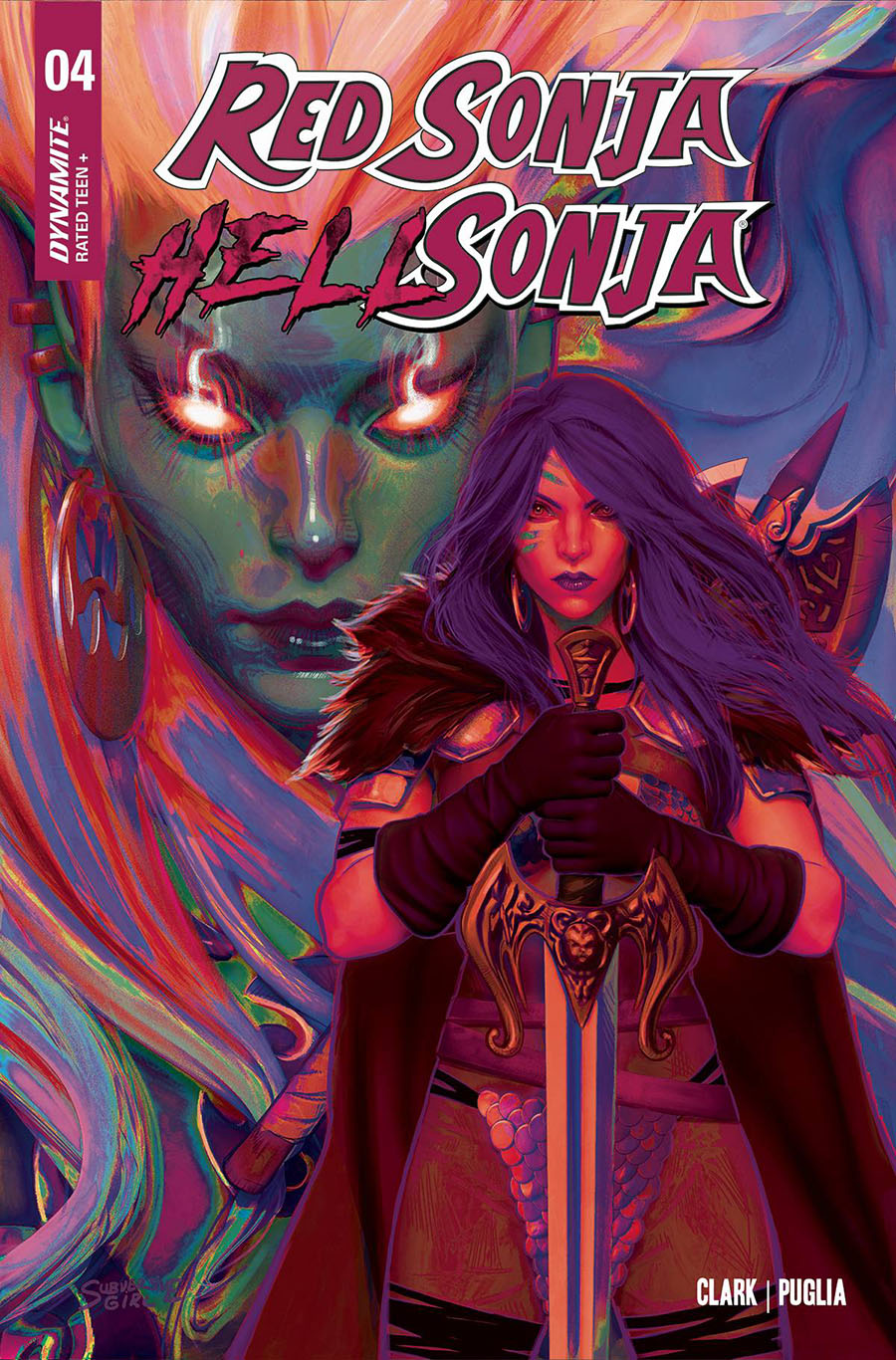Red Sonja Hell Sonja #4 Cover K Variant Rebeca Puebla Ultraviolet Cover