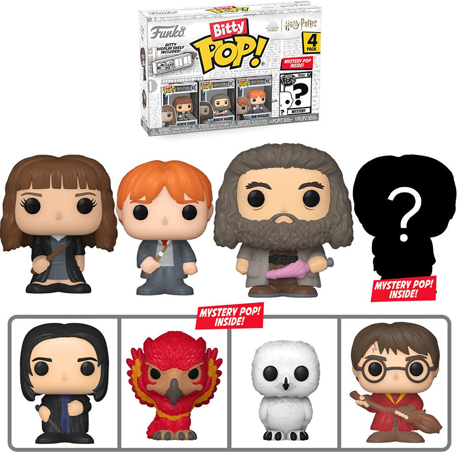 Bitty POP Harry Potter Hermione In Robe 4-Pack Vinyl Figure