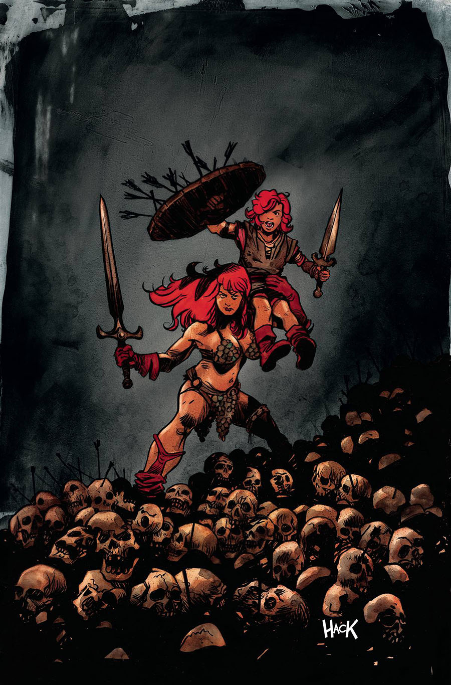 Unbreakable Red Sonja #5 Cover N Incentive Robert Hack Virgin Cover