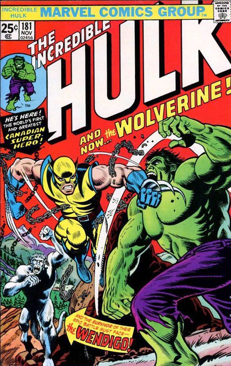Incredible Hulk #181 Cover E 1st Ptg No Marvel Value Stamp