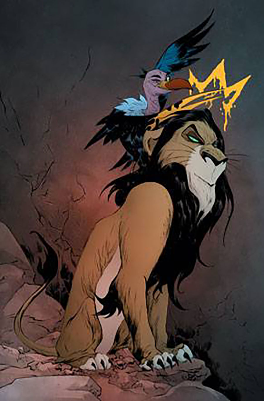 Disney Villains Scar #1 Cover Z-D Incentive Jae Lee Virgin Cover