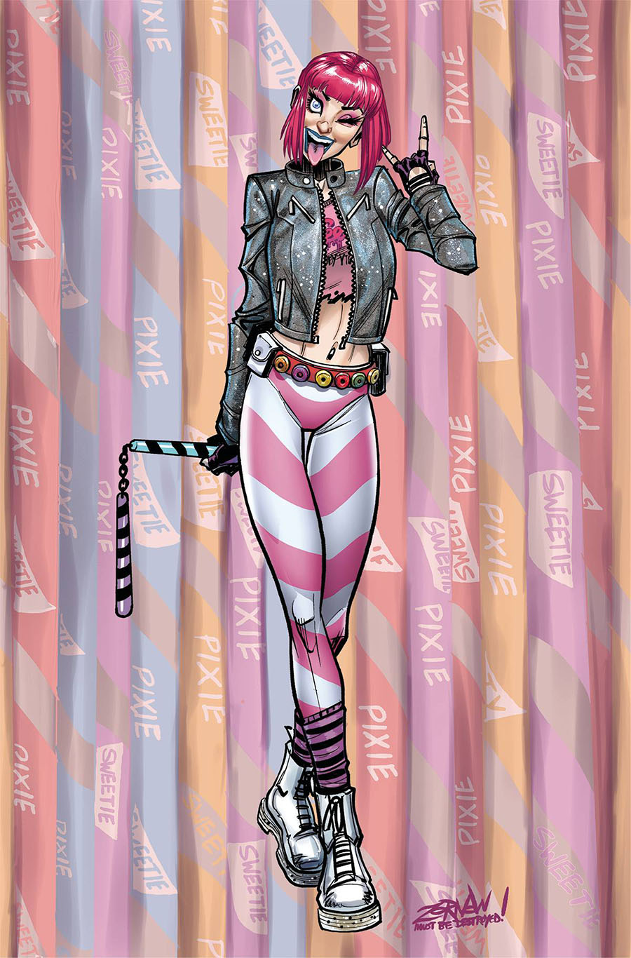 Sweetie Candy Vigilante #5 Cover K Incentive Jeff Zornow Pixie Stix Virgin Cover