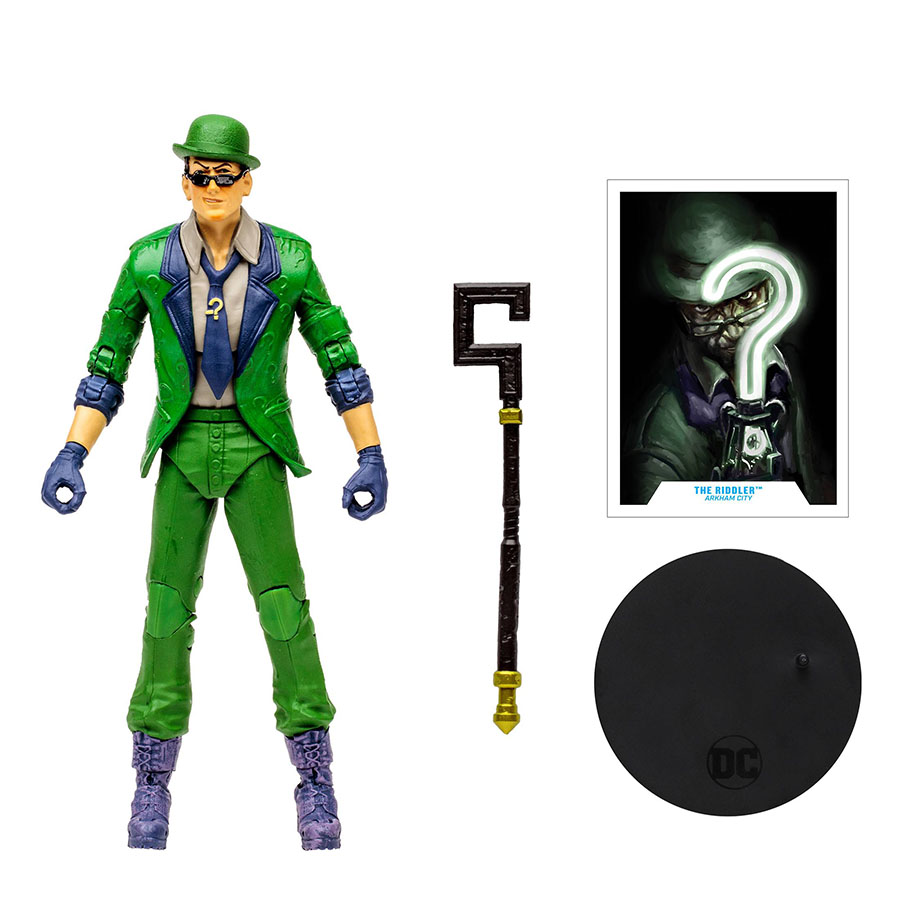 DC Gaming Wave 9 Batman Arkham City Riddler 7-Inch Action Figure Case