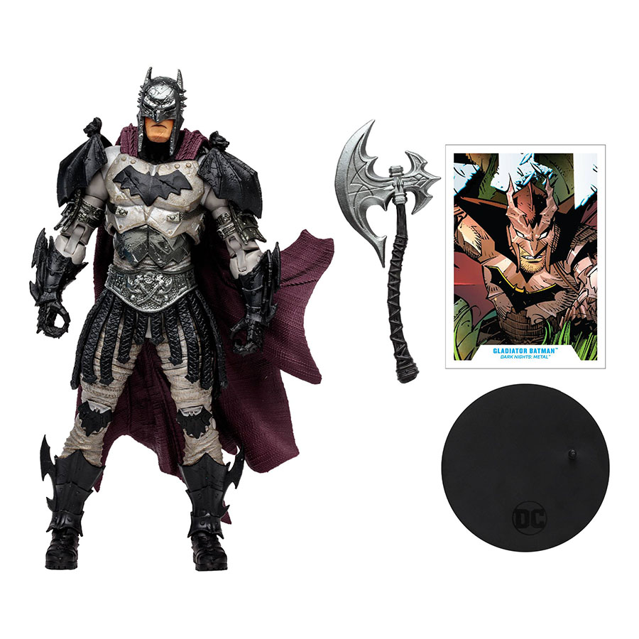 DC Multiverse Dark Nights Metal Gladiator Batman 7-Inch Scale Action Figure Case
