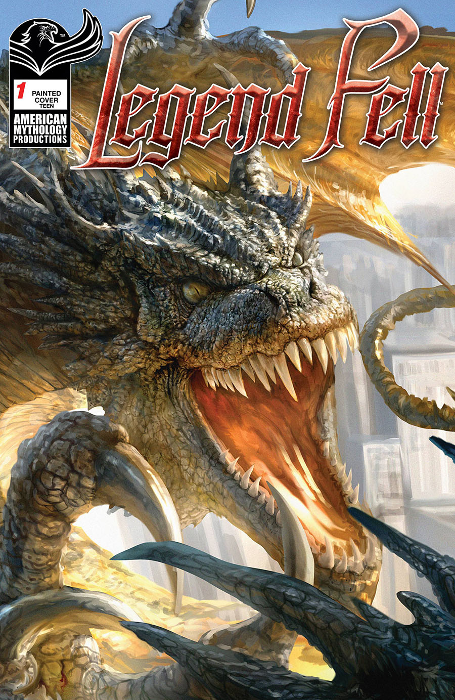 Legend Fell #1 Cover E Variant Dragon Painted Cover
