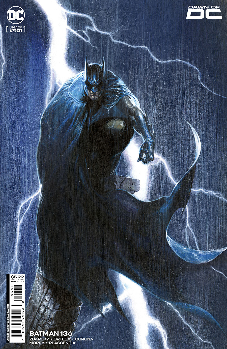 Batman Vol 3 #136 Cover C Variant Gabriele Dell Otto Card Stock Cover