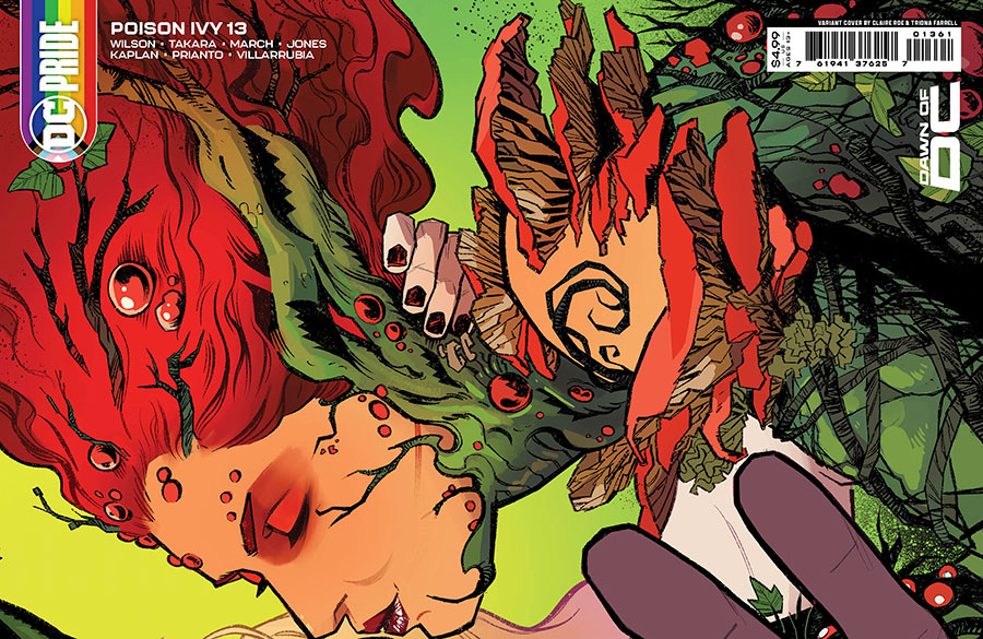 Poison Ivy #13 Cover D Variant Claire Roe DC Pride Connecting Poison Ivy Card Stock Cover (1 Of 2)