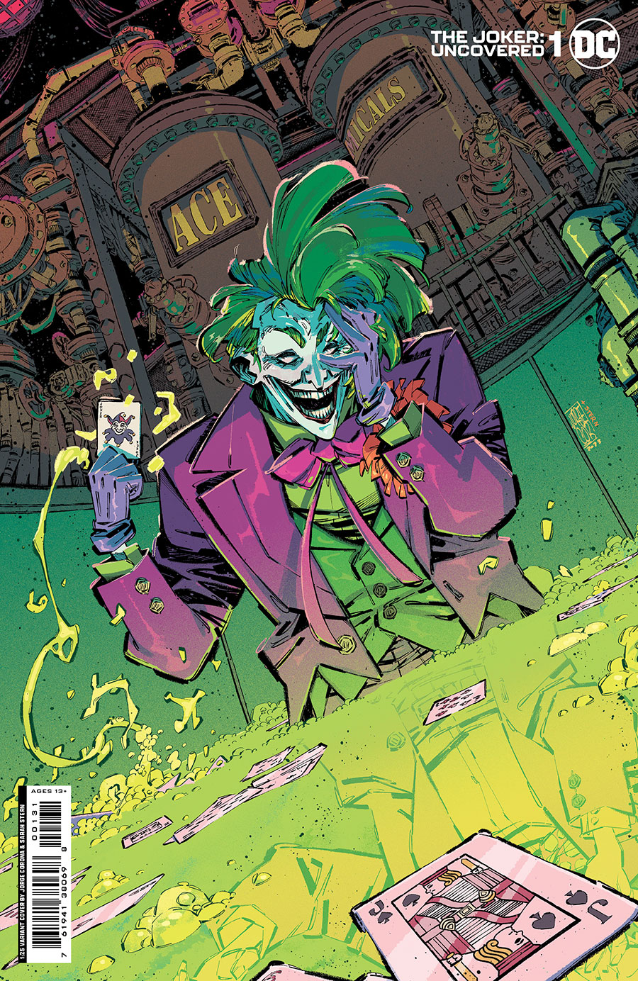Joker Uncovered #1 (One Shot) Cover D Incentive Jorge Corona Variant Cover