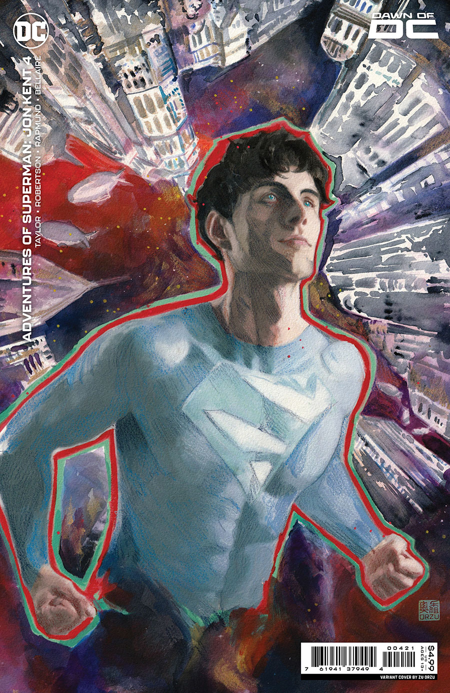 Adventures Of Superman Jon Kent #4 Cover B Variant Zu Orzu Card Stock Cover