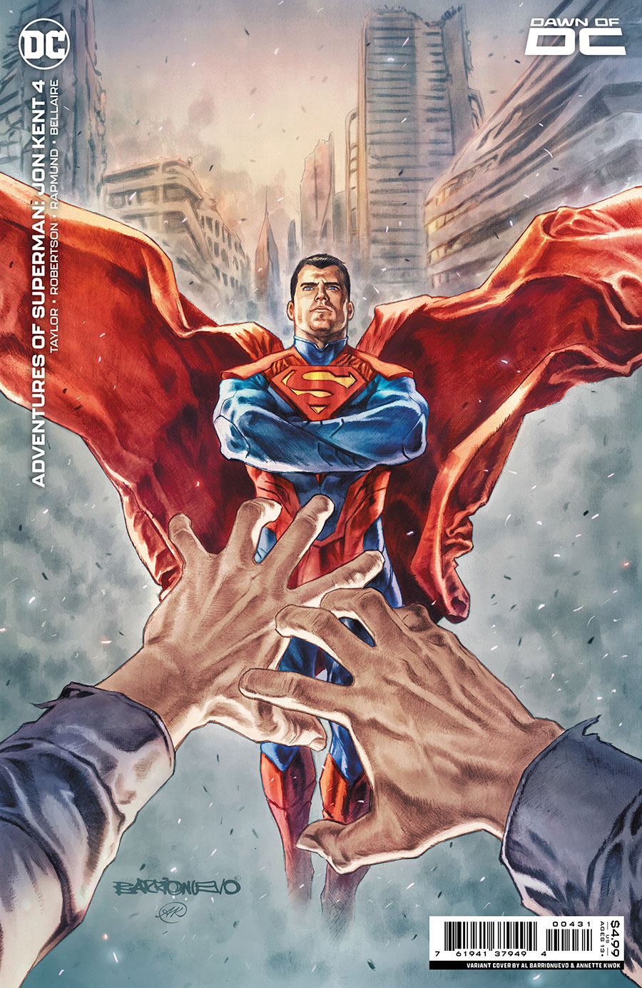 Adventures Of Superman Jon Kent #4 Cover C Variant Al Barrionuevo Card Stock Cover
