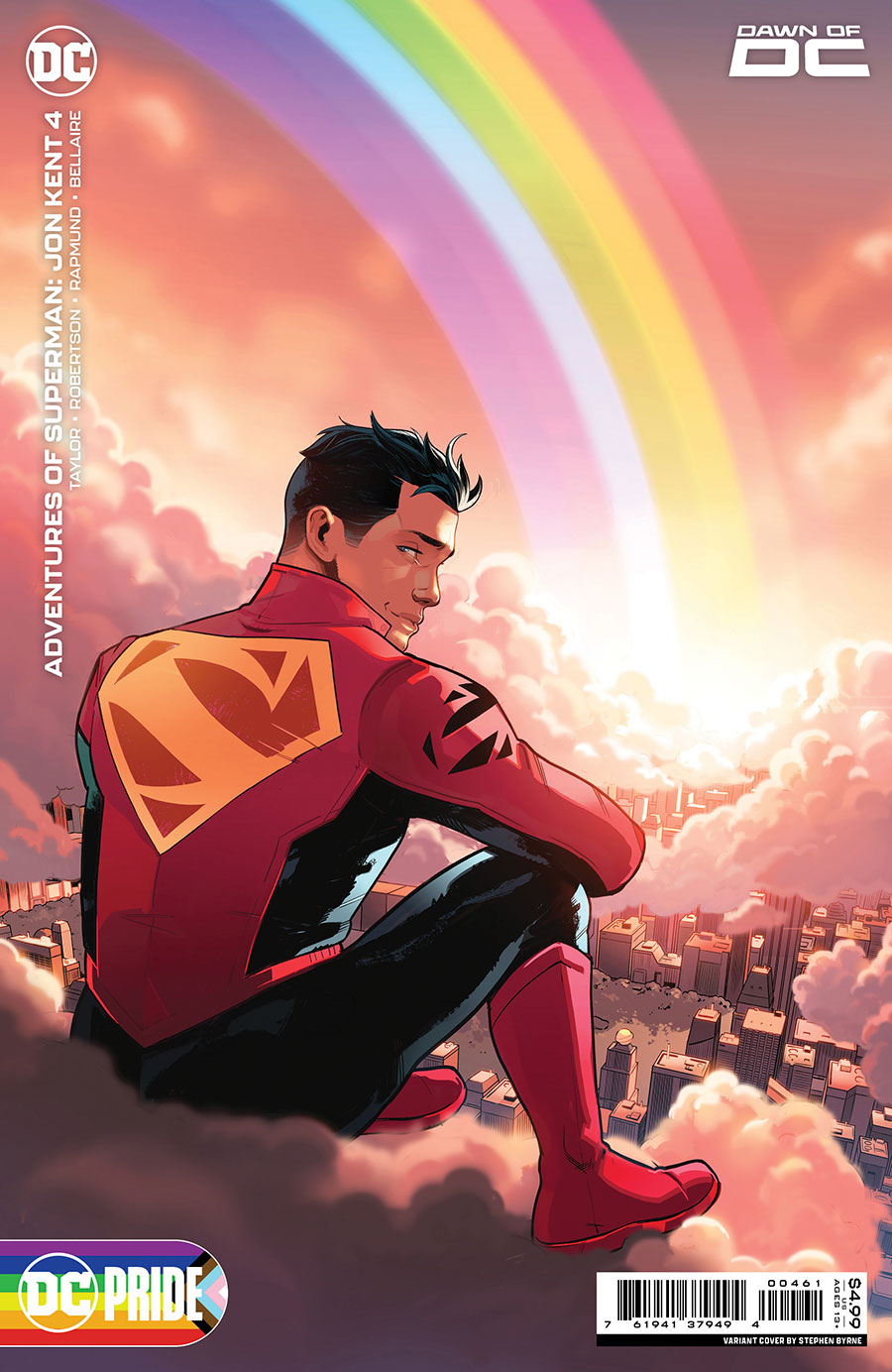 Adventures Of Superman Jon Kent #4 Cover D Variant Stephen Byrne DC Pride Card Stock Cover