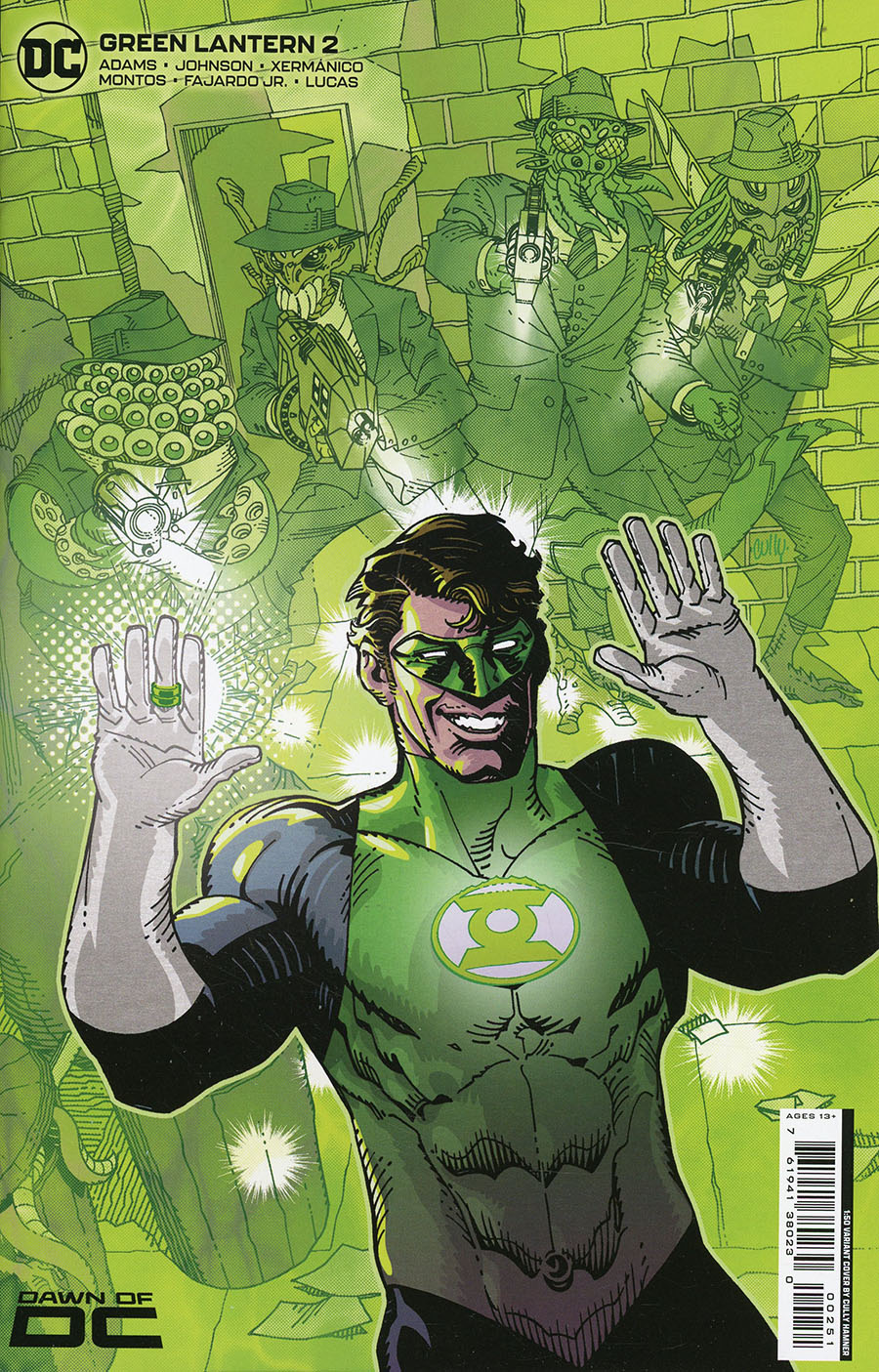 Green Lantern Vol 8 #2 Cover F Incentive Cully Hamner Card Stock Variant Cover