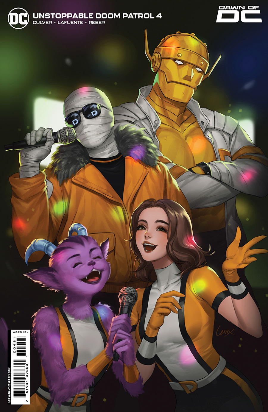 Unstoppable Doom Patrol #4 Cover C Incentive Lesley Leirix Li Card Stock Variant Cover