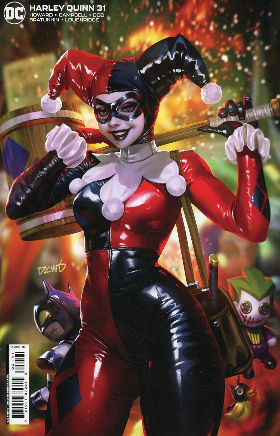 Harley Quinn Vol 4 #31 Cover D Incentive Derrick Chew Card Stock Variant Cover