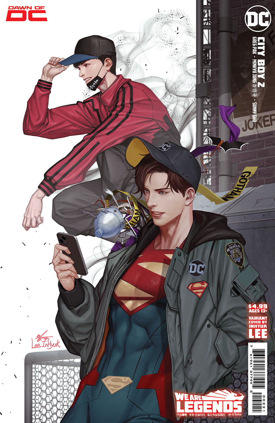 City Boy #2 Cover B Variant Inhyuk Lee Card Stock Cover