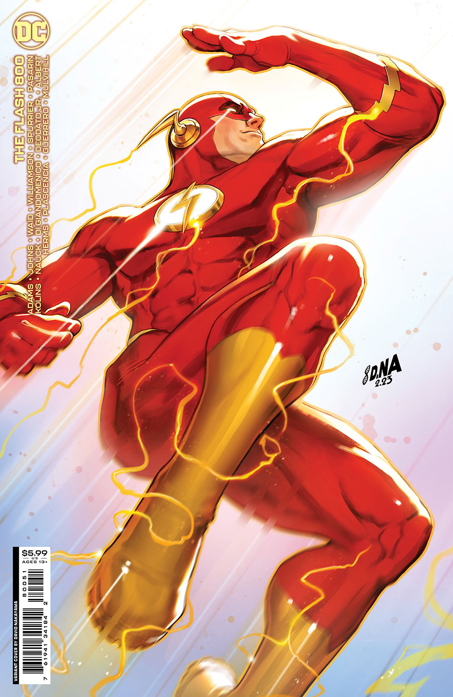 Flash Vol 5 #800 Cover E Variant David Nakayama Card Stock Cover