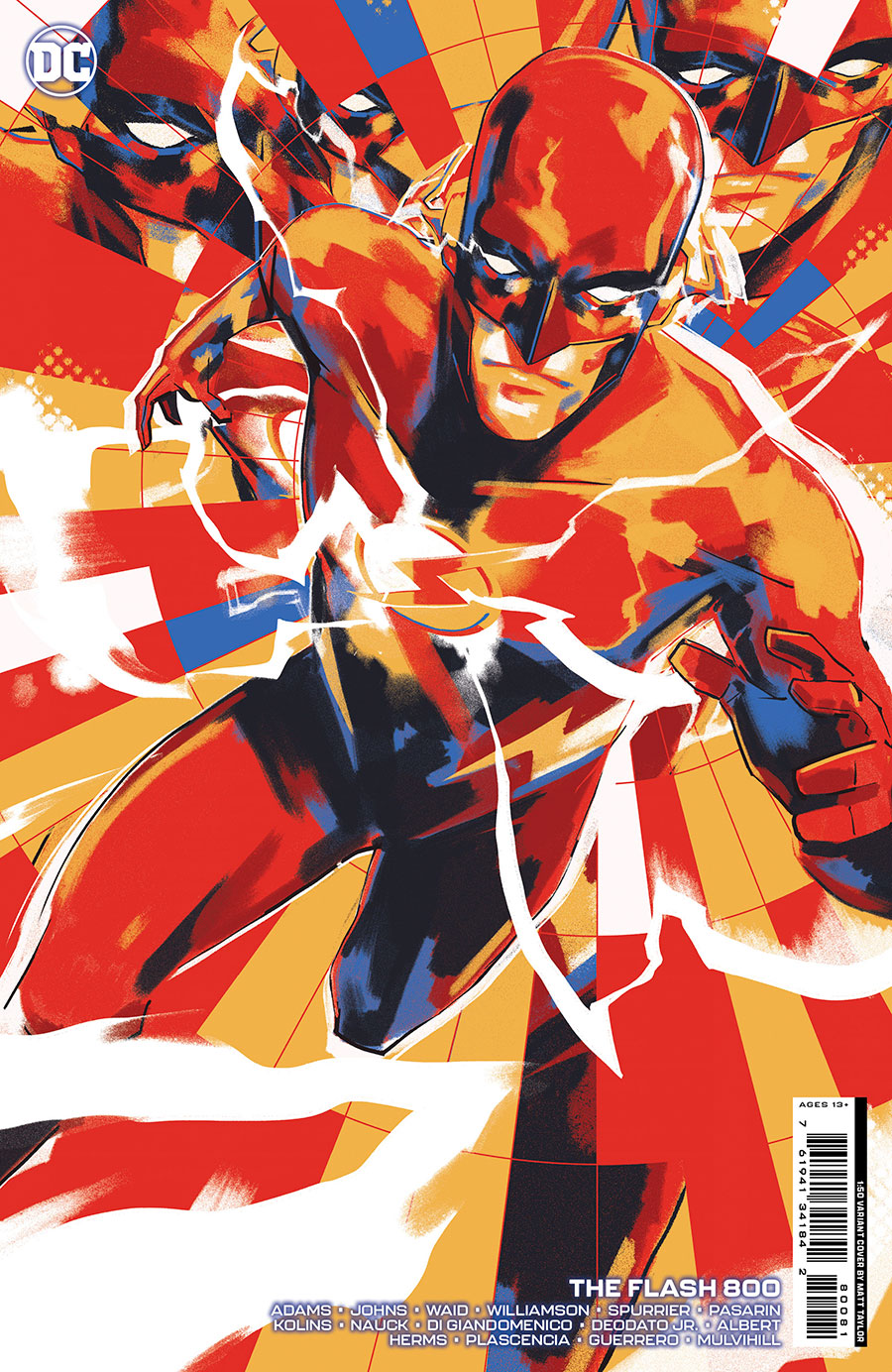 Flash Vol 5 #800 Cover K Incentive Matt Taylor Card Stock Variant Cover