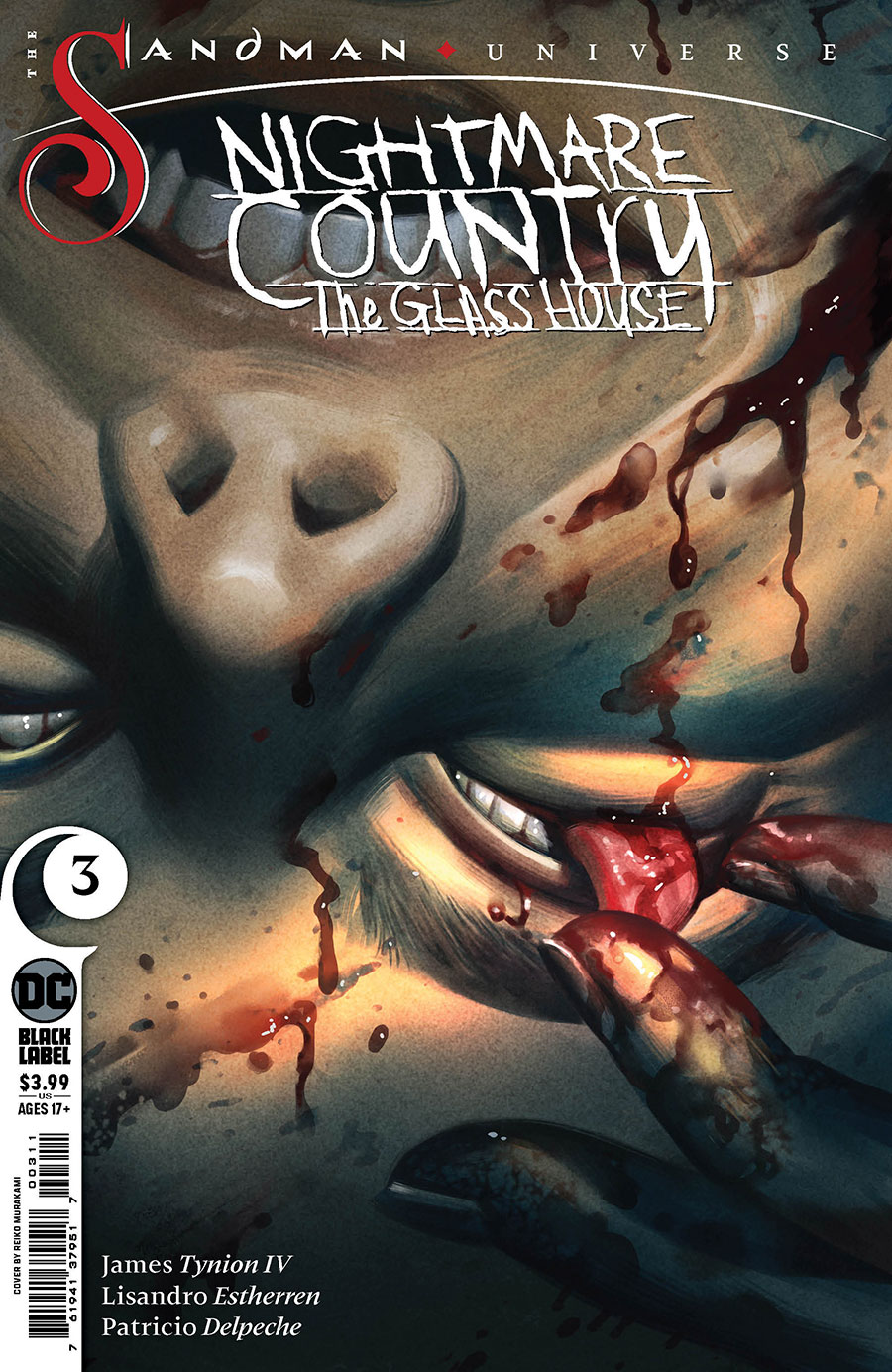Sandman Universe Nightmare Country The Glass House #3 Cover A Regular Reiko Murakami Cover