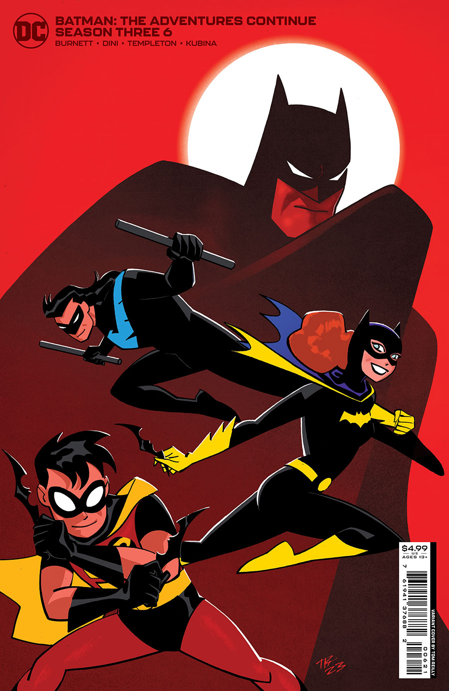 Batman The Adventures Continue Season III #6 Cover B Variant Tom Reilly Card Stock Cover