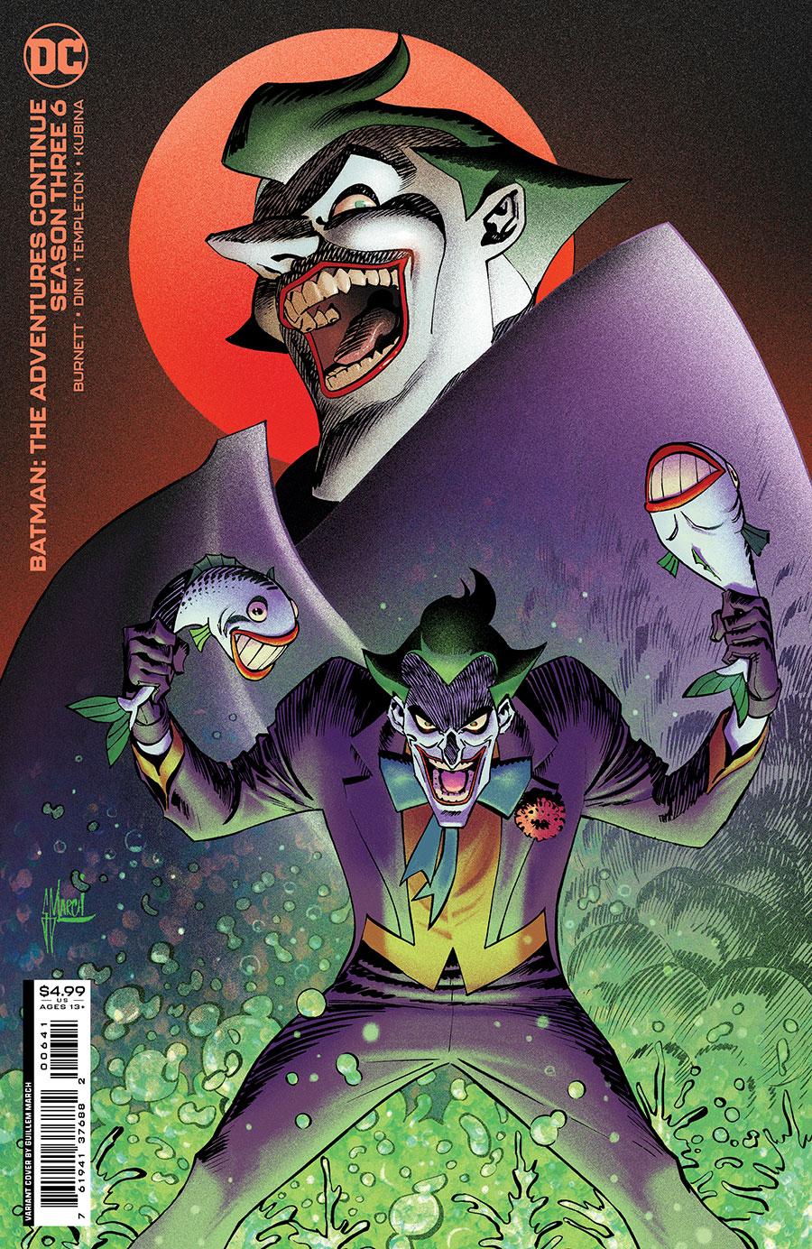 Batman The Adventures Continue Season III #6 Cover C Variant Guillem March Villain Card Stock Cover
