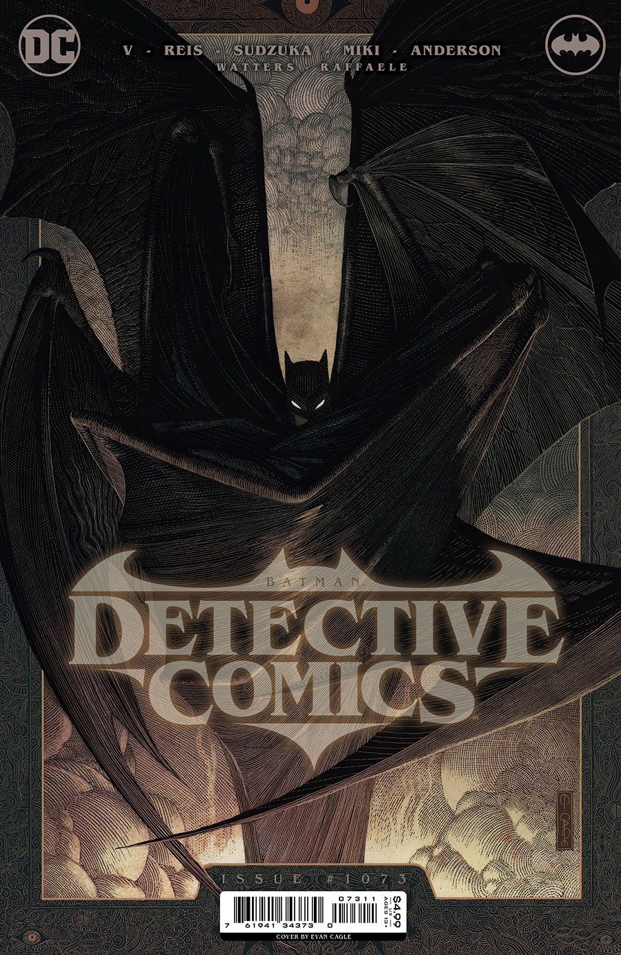 Detective Comics Vol 2 #1073 Cover A Regular Evan Cagle Cover