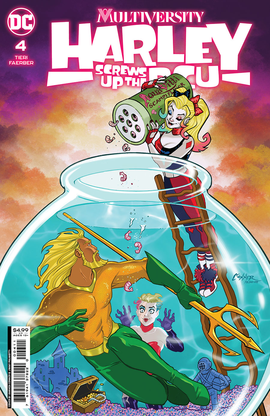 Multiversity Harley Screws Up The DCU #4 Cover A Regular Amanda Conner Cover