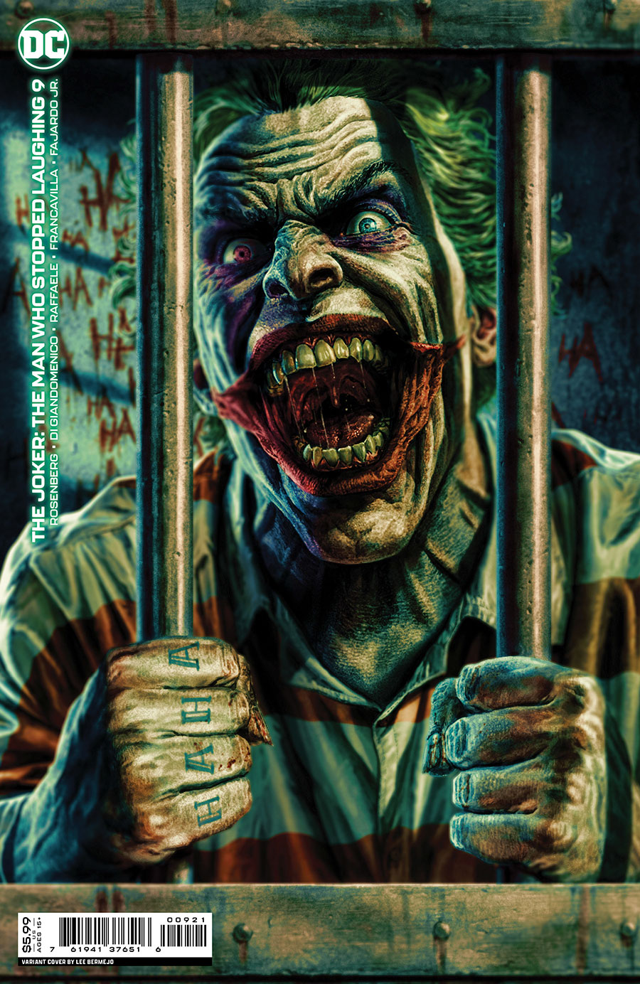 Joker The Man Who Stopped Laughing #9 Cover B Variant Lee Bermejo Cover