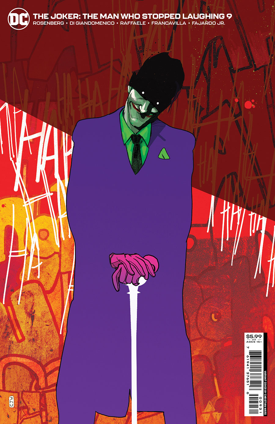 Joker The Man Who Stopped Laughing #9 Cover C Variant Christian Ward Cover