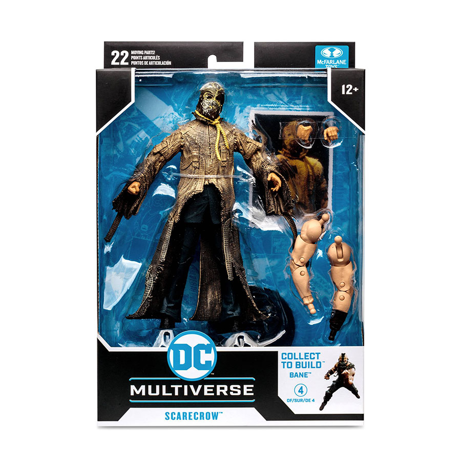 DC Gaming Build-A-Figure Wave 2 Batman The Dark Knight Trilogy Scarecrow 7-Inch Action Figure