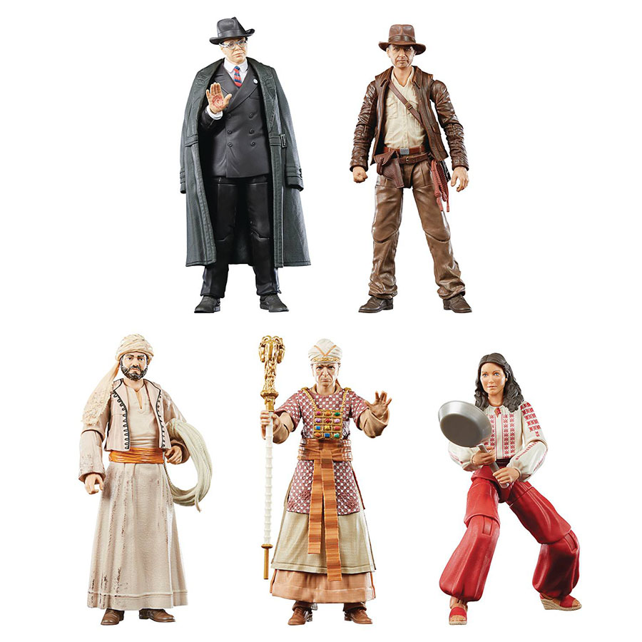 Indiana Jones Adventure Series Raiders Of The Lost Ark 6-Inch Action Figure Assortment Case 202301