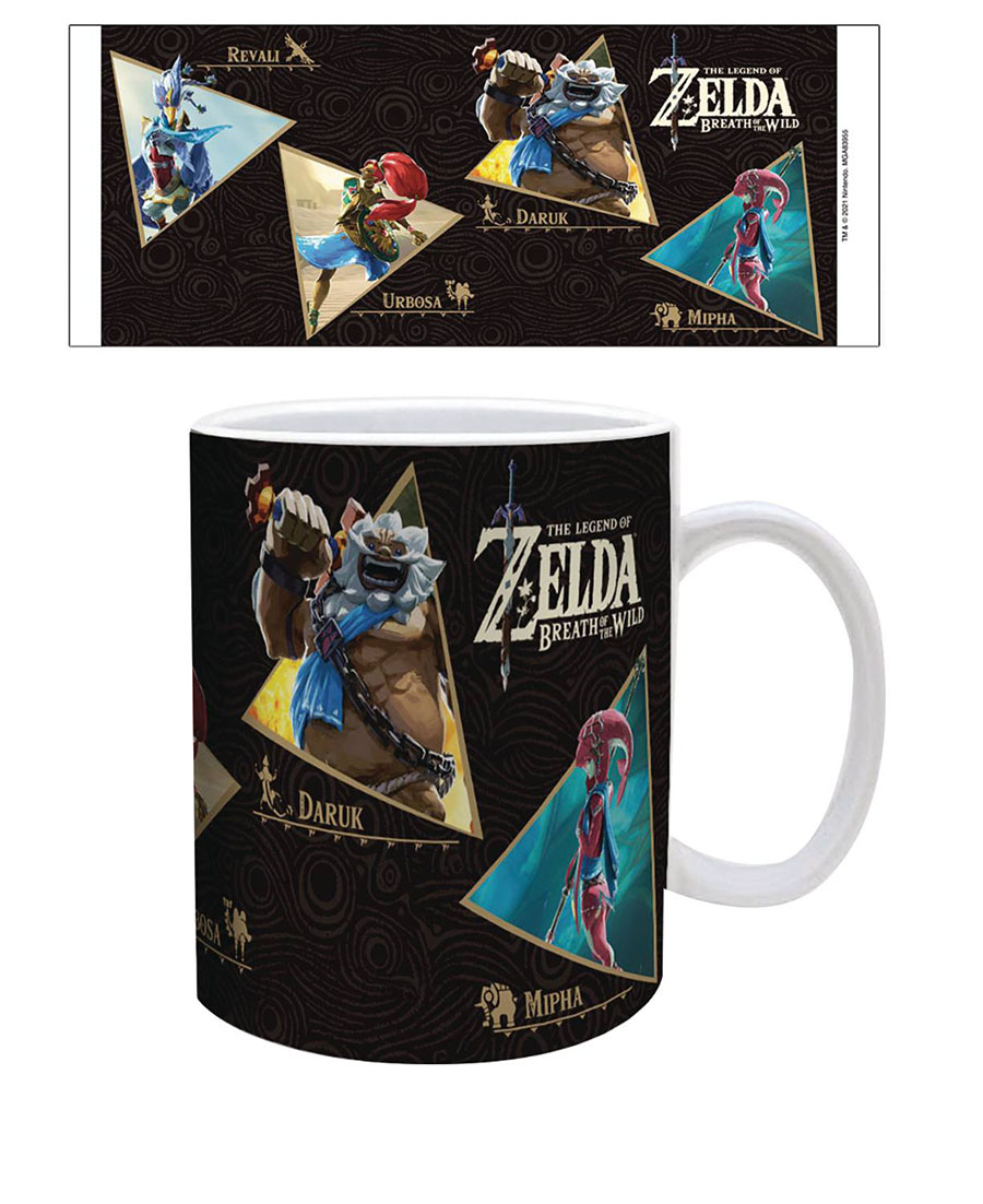 Legend Of Zelda Ceramic Mug - Breath Of The Wild Champions
