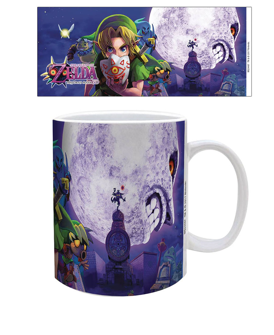 Legend Of Zelda Ceramic Mug - Majoras Mask Moon