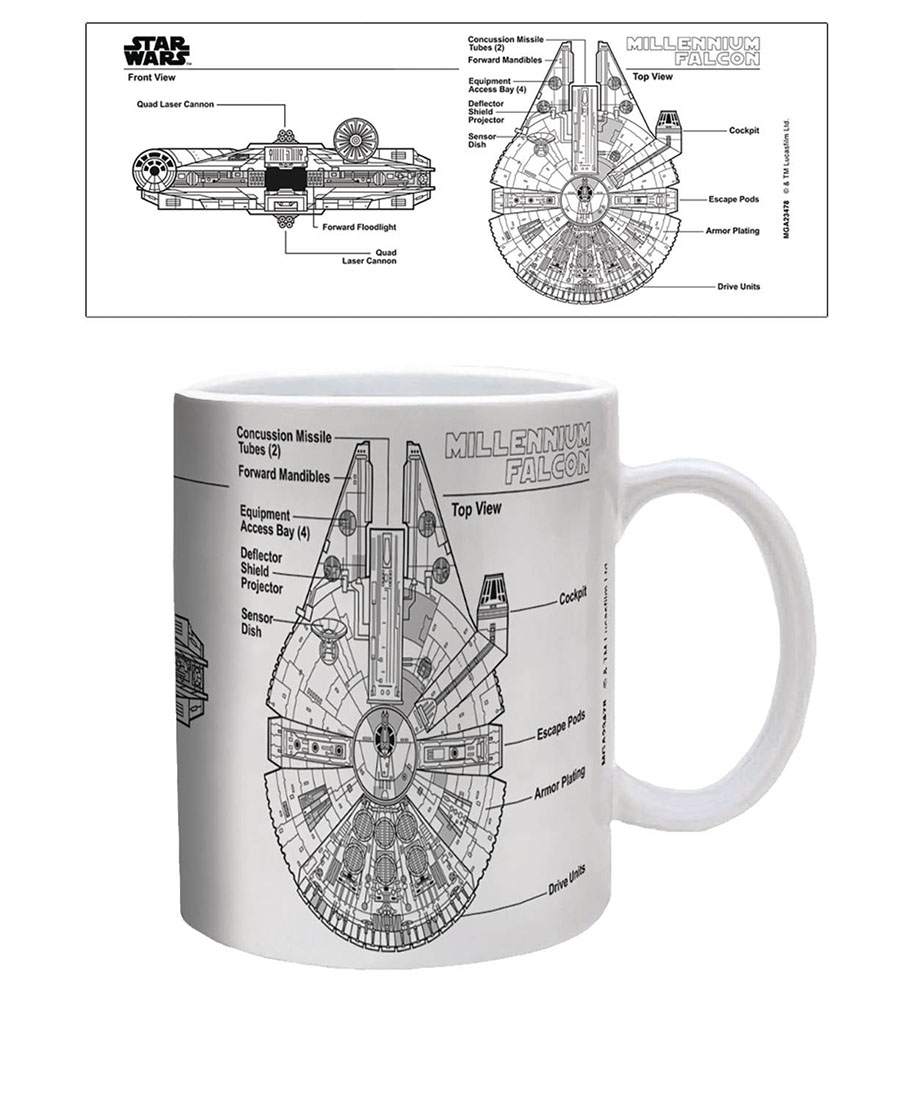Star Wars Ceramic Mug - Millennium Falcon