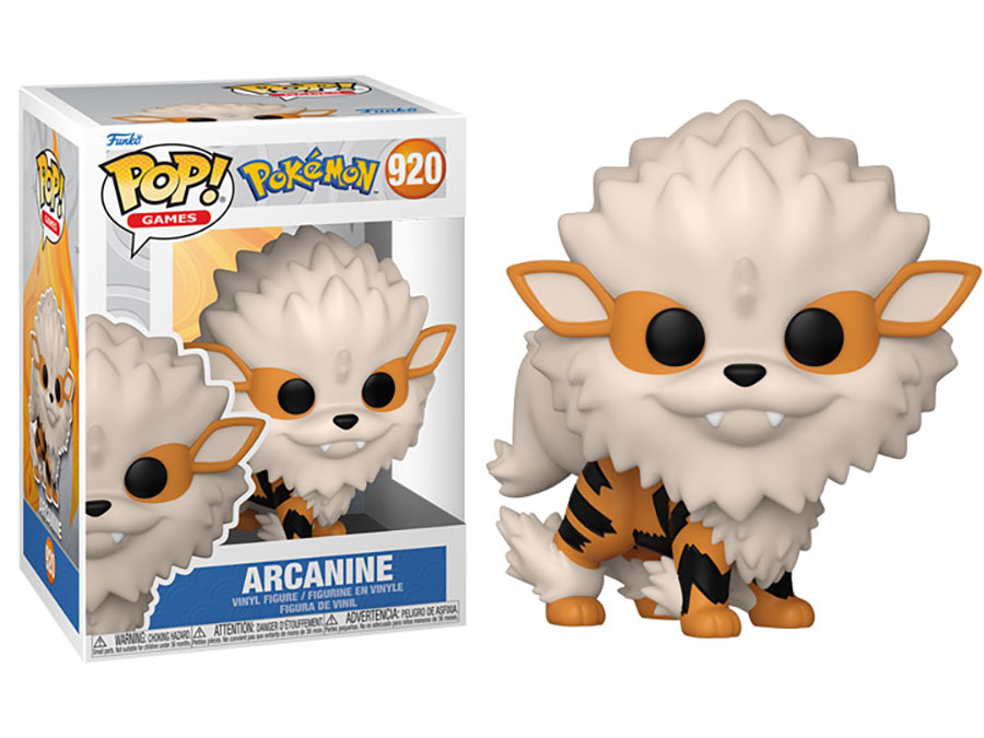 POP Games Pokemon Arcanine Vinyl Figure