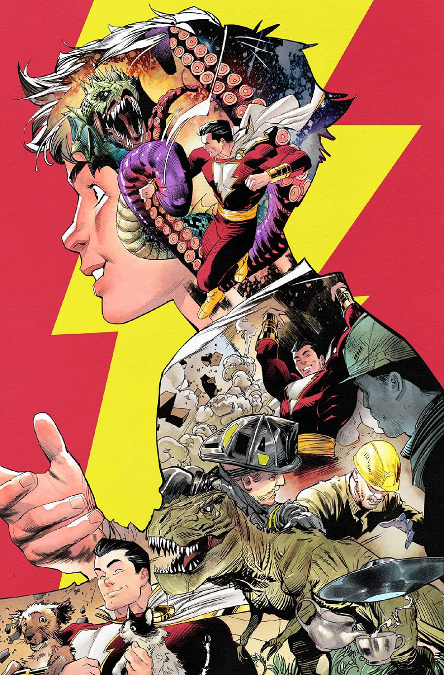 SHAZAM Vol 4 #1 Cover D Variant Dan Mora Card Stock Cover