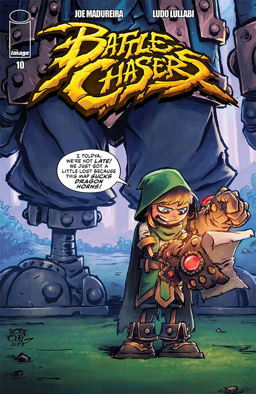 Battle Chasers #10 Cover F Variant Skottie Young Cover