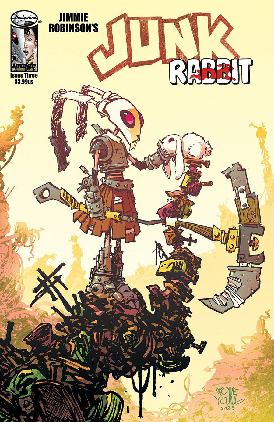 Junk Rabbit #3 Cover C Variant Skottie Young Cover