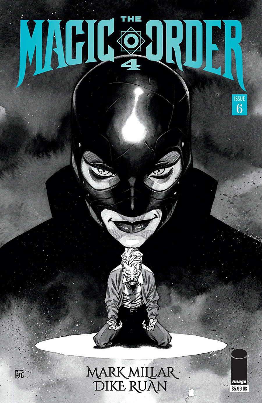 Magic Order 4 #6 Cover B Variant Dike Ruan Black & White Cover