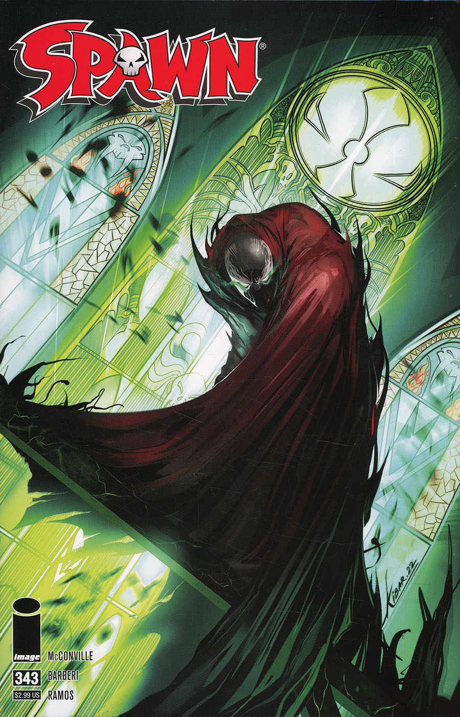 Spawn #343 Cover B Variant Kibar Cover