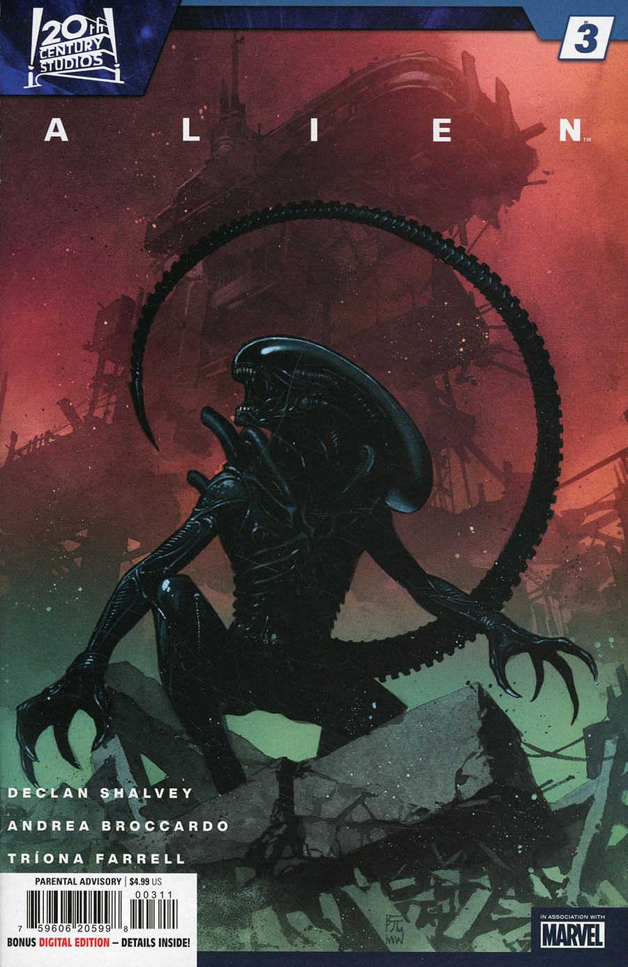 Alien Vol 3 #3 Cover A Regular Dike Ruan Cover