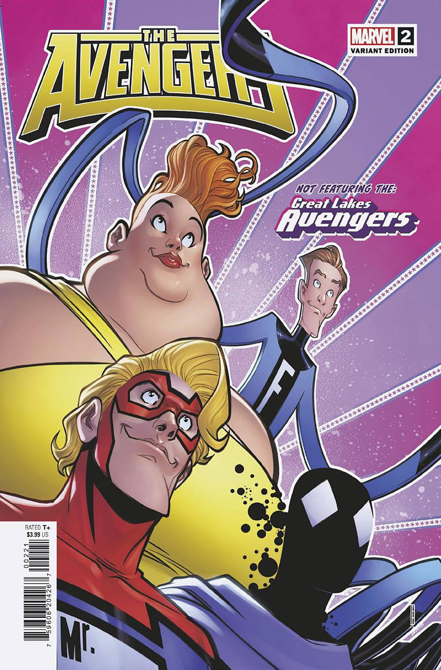 Avengers Vol 8 #2 Cover C Variant David Baldeon Great Lakes Avengers Cover
